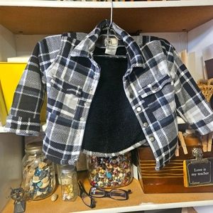 Toddler flannel jacket
